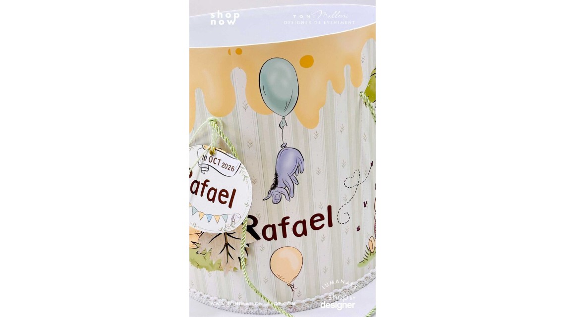 Trusou Botez Băiat Winnie the Pooh Ursulețul Personalizat 3